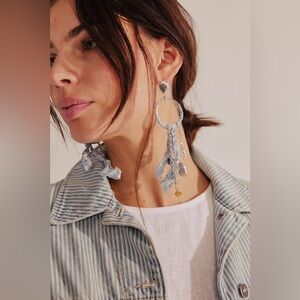 Free People Juniper Hoop Earrings NWT